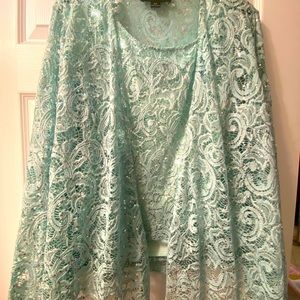 ALEX Evenings 2 piece twin set L/XL